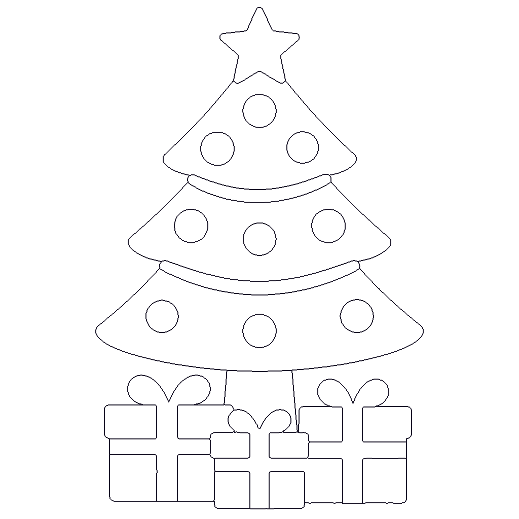 Christmas Tree outline