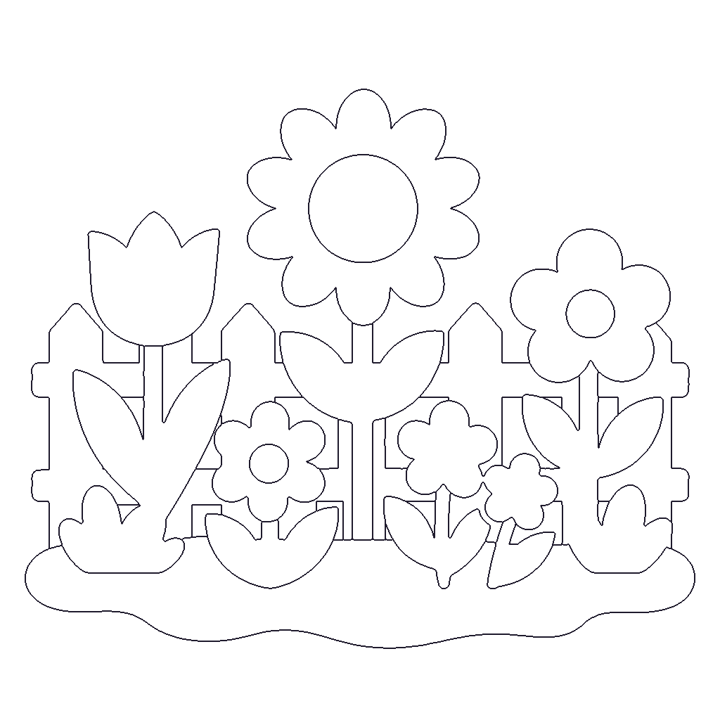 Flower Garden outline