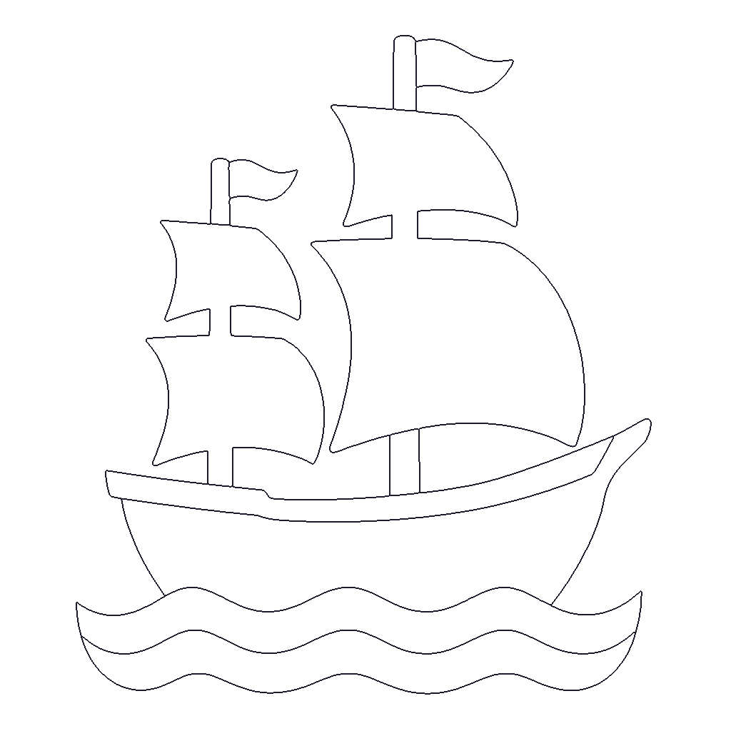 Mayflower Ship outline