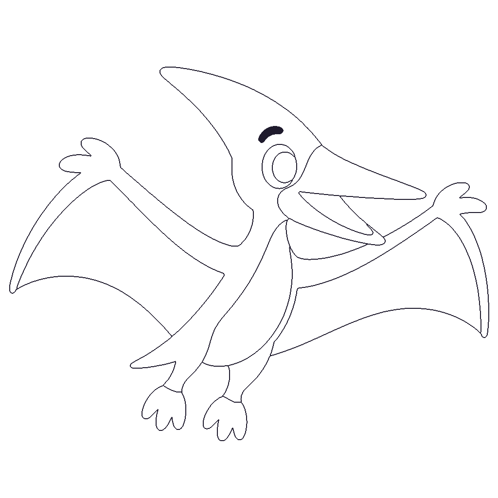 Pterodactyl outline