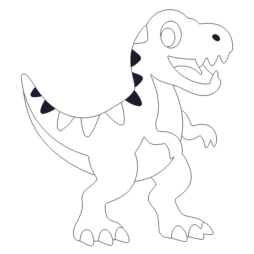 T-Rex outline